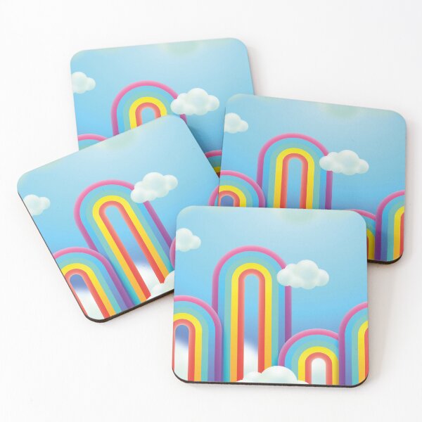 Item preview, many rainbows with clouds designed and sold by Mauswohn.