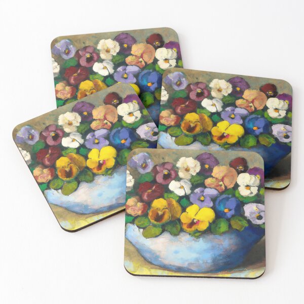 Item preview, Bowl of pansies designed and sold by 20apple.