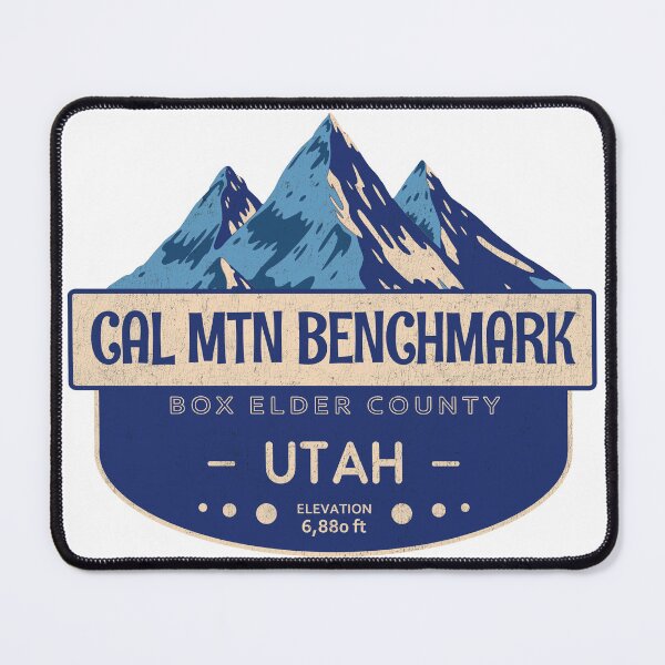 Item preview, Cal Mtn Benchmark, Box Elder County, Utah, Mountain Design designed and sold by Wanderful-roads.