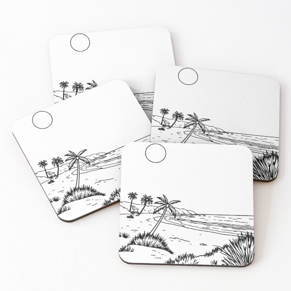 Item preview, Black and White Beach  designed and sold by GraphicsClub.