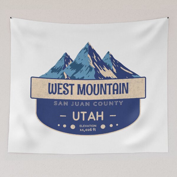 Item preview, West Mountain, San Juan County, Utah, Mountain Design designed and sold by Wanderful-roads.