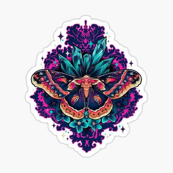 Cecropia Moth Sticker – TeaToucan