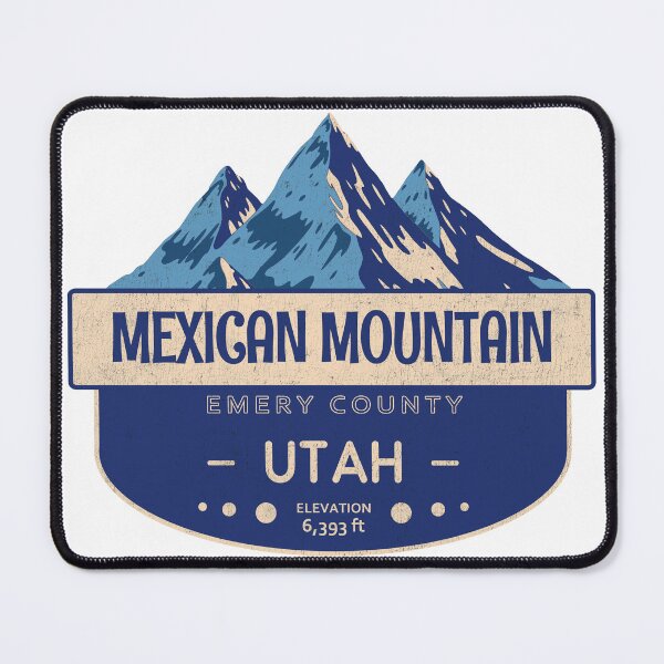 Item preview, Mexican Mountain, Emery County, Utah, Mountain Design designed and sold by Wanderful-roads.