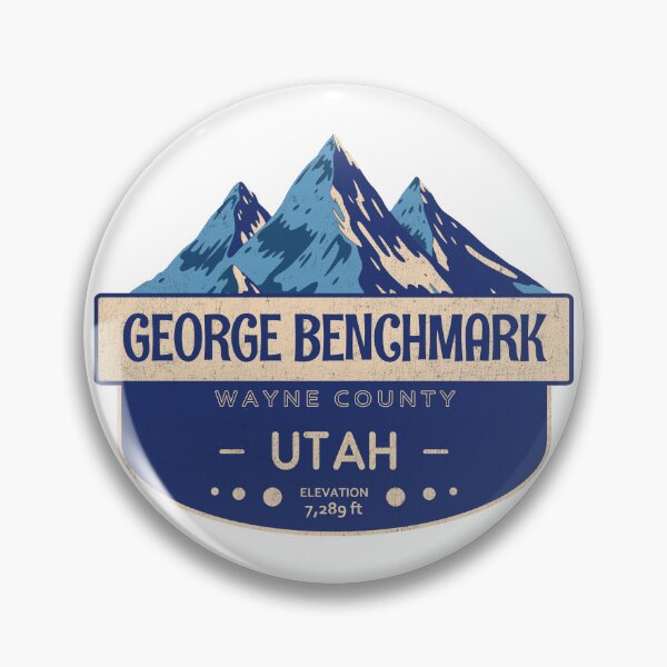 Artikelvorschau, George Benchmark, Wayne County, Utah, Bergdesign entworfen und verkauft von Wanderful-roads.
