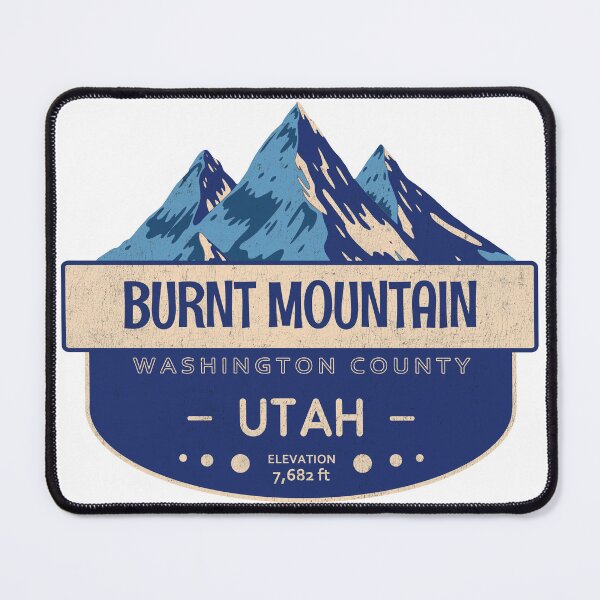 Item preview, Burnt Mountain, Washington County, Utah, Mountain Design designed and sold by Wanderful-roads.