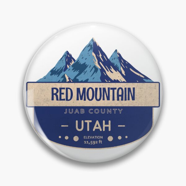 Item preview, Red Mountain, Juab County, Utah, Mountain Design designed and sold by Wanderful-roads.