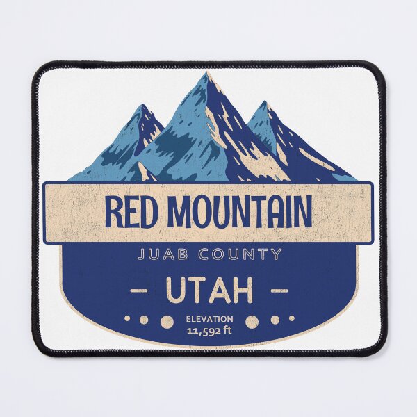 Item preview, Red Mountain, Juab County, Utah, Mountain Design designed and sold by Wanderful-roads.