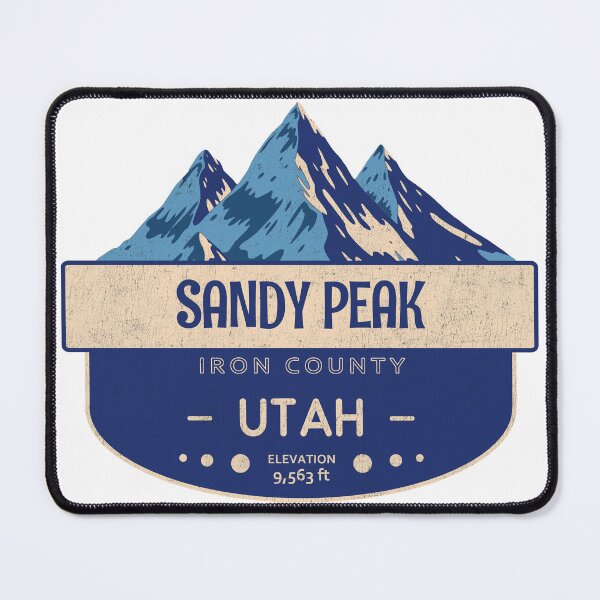 Item preview, Sandy Peak, Iron County, Utah, Mountain Design designed and sold by Wanderful-roads.