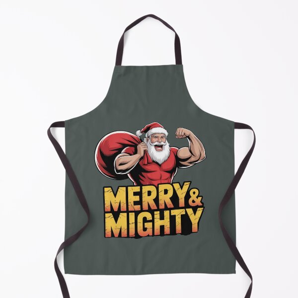 Item preview, Merry & Mighty – Funny Strong Santa Gym Christmas Design designed and sold by HolisticFurArt.
