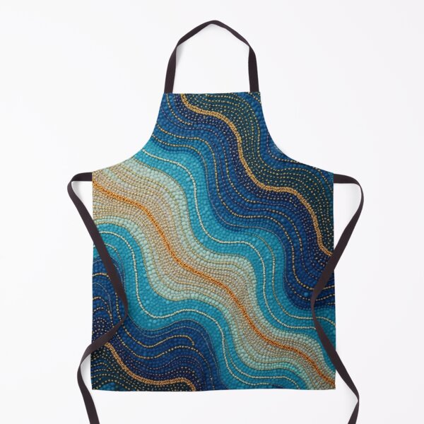 Item preview, Aboriginal Inspired Dot Art - Path Across the Sea designed and sold by GrinGalore.