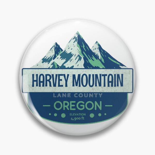 Item preview, Harvey Mountain, Lane County, Oregon, Mountain Design designed and sold by Wanderful-roads.