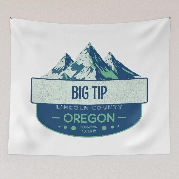 Item preview, Big Tip, Lincoln County, Oregon, Mountain Design designed and sold by Wanderful-roads.