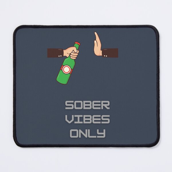 Item preview, Sober Vibes Only | Sobriety Recovery Positive Lifestyle Quote Design designed and sold by trendplusco.