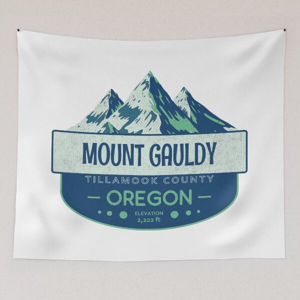 Item preview, Mount Gauldy, Tillamook County, Oregon, Mountain Design designed and sold by Wanderful-roads.