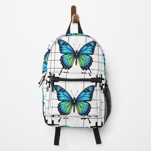 Item preview, Vibrant Butterfly on Geometric Pattern designed and sold by Savannah Gibbs.