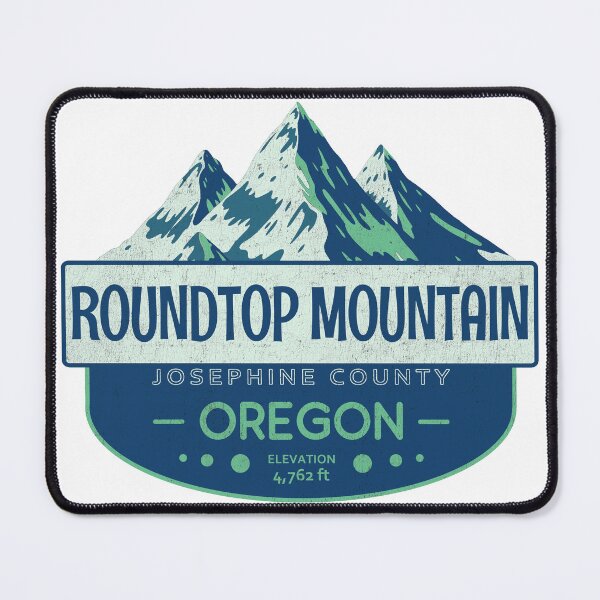 Item preview, Roundtop Mountain, Josephine County, Oregon, Mountain Design designed and sold by Wanderful-roads.