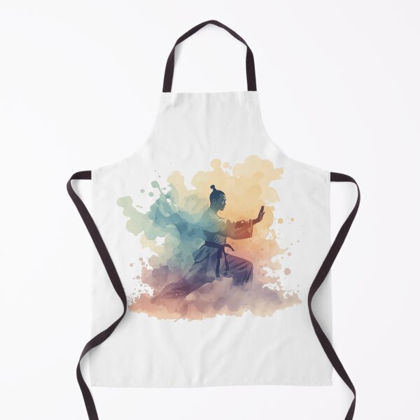 Item preview, Watercolor Shaolin Monk designed and sold by NAIRVANA.