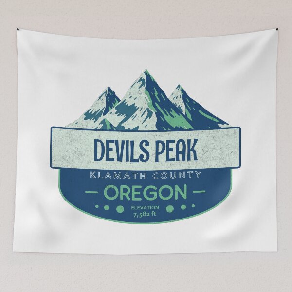 Item preview, Devils Peak, Klamath County, Oregon, Mountain Design designed and sold by Wanderful-roads.