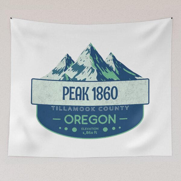 Item preview, Peak 1860, Tillamook County, Oregon, Mountain Design designed and sold by Wanderful-roads.