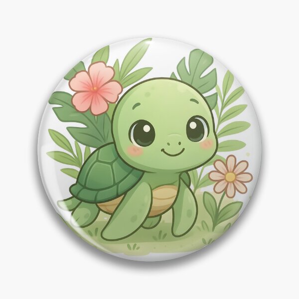 Artikelvorschau, Süße tropische Kawaii-Schildkröte entworfen und verkauft von SOFIKACR.