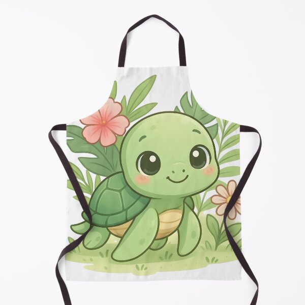 Item preview, Cute Tropical Kawaii Turtle designed and sold by SOFIKACR.
