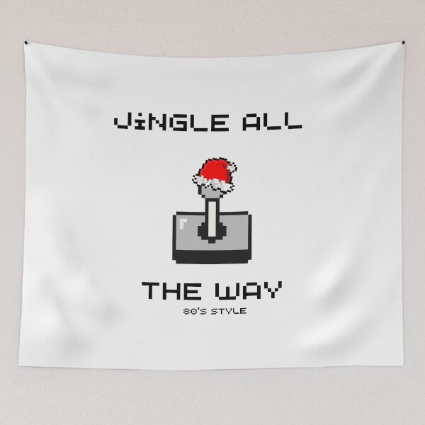 Item preview, Retro Gamer Christmas Joystick – Pixel Art Santa Hat, Funny 80’s Style Gaming Gift designed and sold by luckyhue.