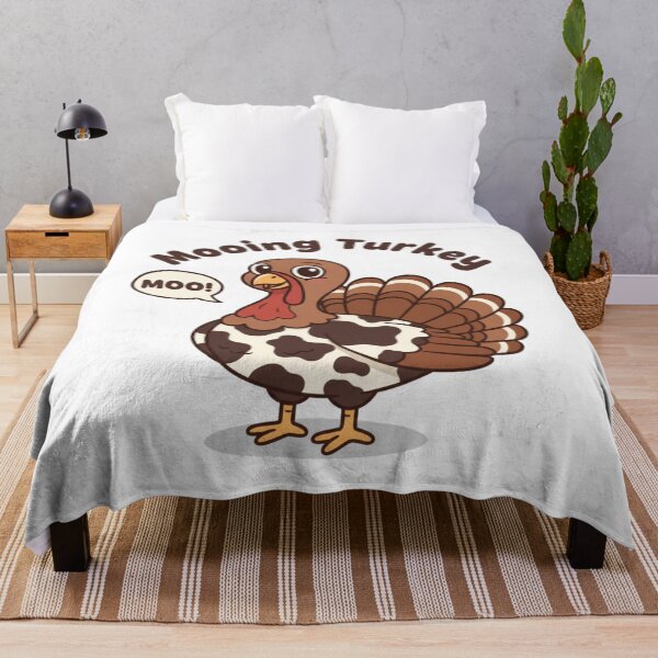 Item preview, Funny Mooing Turkey | Thanksgiving Cow Hybrid T-Rex designed and sold by Wear Sculpt.