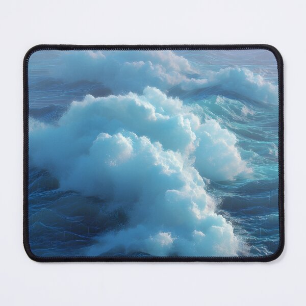Item preview, Cyberwave ocean designed and sold by Newrealis.