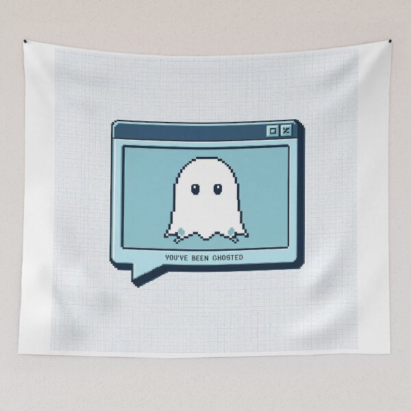 Item preview, You've Been Ghosted – Cute Pixel Ghost Retro Aesthetic Design designed and sold by calm-style.