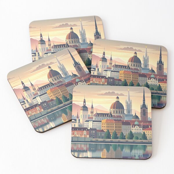 Item preview, Minimalist skyline of Vienna designed and sold by paulrommer.
