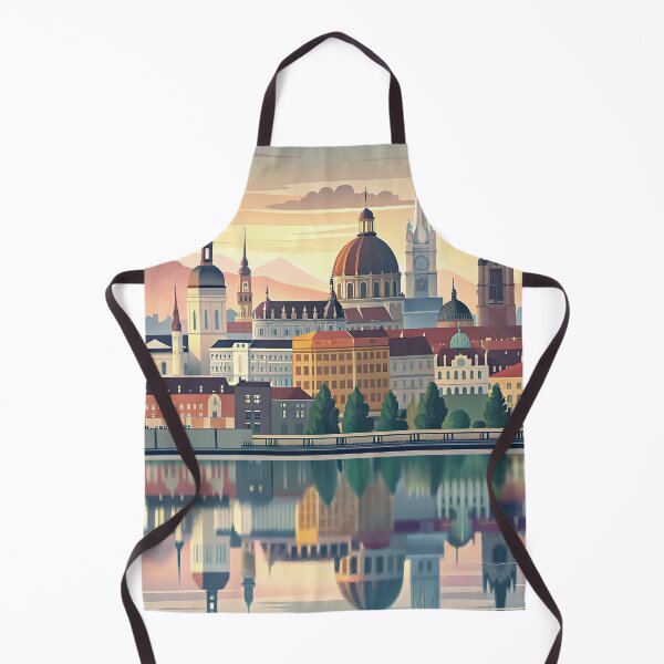 Item preview, Minimalist skyline of Vienna designed and sold by paulrommer.