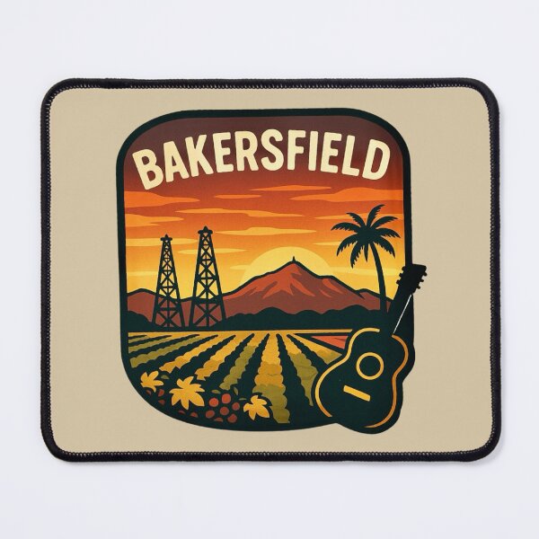 Item preview, Bakersfield Oil Derricks & Country Music Sunset designed and sold by Myra365Art.