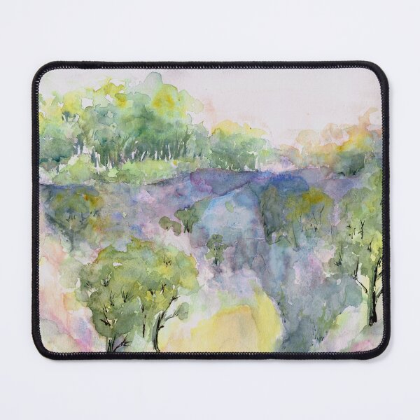 Item preview, Shadowy Gully Watercolour Painting designed and sold by Heatherian.