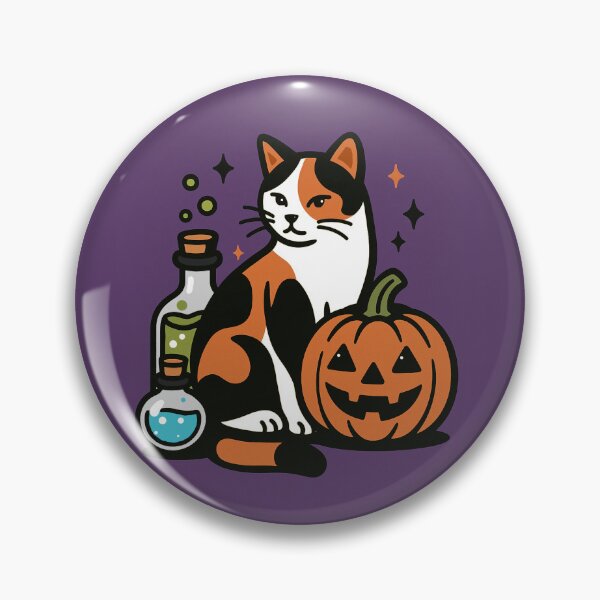 Item preview, Spooky calico cat designed and sold by MonroysMakes.