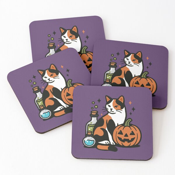 Item preview, Spooky calico cat designed and sold by MonroysMakes.