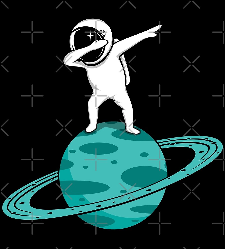 little astronaut dabbing by dan dee  redbubble little astronaut dabbing by dan dee  redbubble