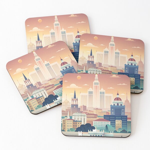 Item preview, Minimalist skyline of Madrid designed and sold by paulrommer.