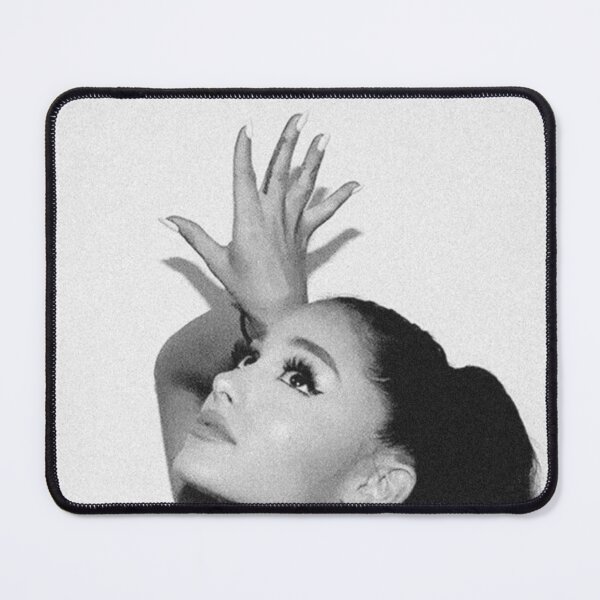 Item preview, excuse me, ily ariana grande bnw poster designed and sold by madeonhoneymoonavenue.