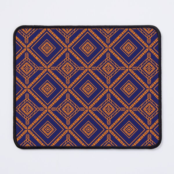 Item preview, Geometric flower lines on a dark blue background with emphasis on lines and patterns. designed and sold by Toyney.