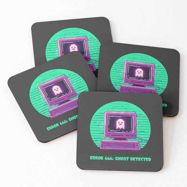 Item preview, Error 666: Ghost Detected – Retro Computer Halloween Glitch designed and sold by calm-style.