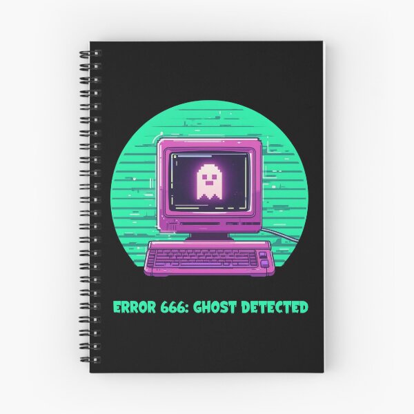 Item preview, Error 666: Ghost Detected – Retro Computer Halloween Glitch designed and sold by calm-style.
