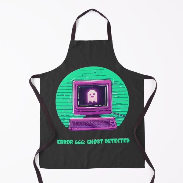 Item preview, Error 666: Ghost Detected – Retro Computer Halloween Glitch designed and sold by calm-style.