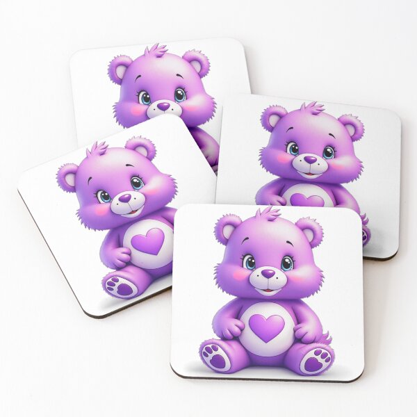 Item preview, sweet adorable  purple care bear teddy designed and sold by nicnacc.
