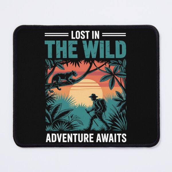 Item preview, Lost in Wild – Adventure Awaits Jungle Explorer Sunset designed and sold by Taans-Creation.