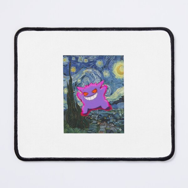 Item preview, Gengar in the starry night designed and sold by GabrielaVanGogh.