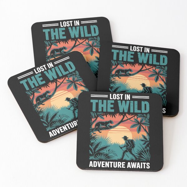 Item preview, Lost in Wild – Adventure Awaits Jungle Explorer Sunset designed and sold by Taans-Creation.