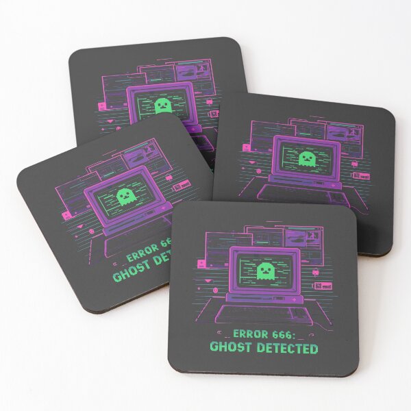 Item preview, Error 666: Ghost Detected – Green Pixel Ghost Tech Art designed and sold by calm-style.