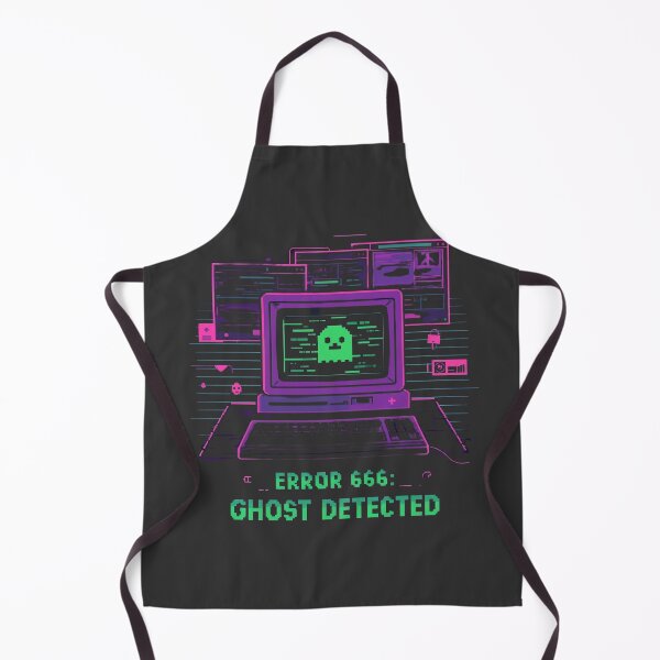 Item preview, Error 666: Ghost Detected – Green Pixel Ghost Tech Art designed and sold by calm-style.