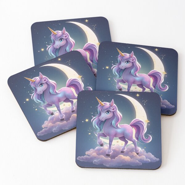 Item preview, "Celestial Dream Unicorn – Magical Night Sky Fantasy Sticker” designed and sold by StickerFrenzied.