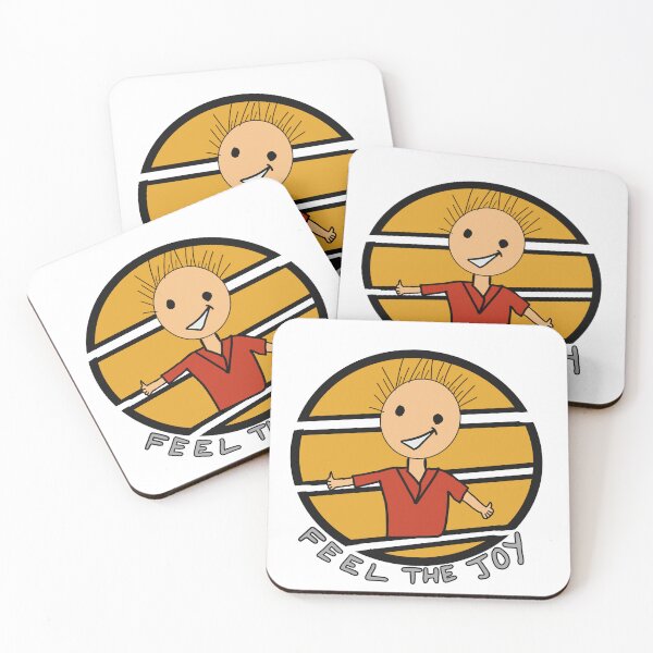 Item preview, Feel the Joy  | Happy Positive Vibes Cartoon Illustration designed and sold by Popstudio85.